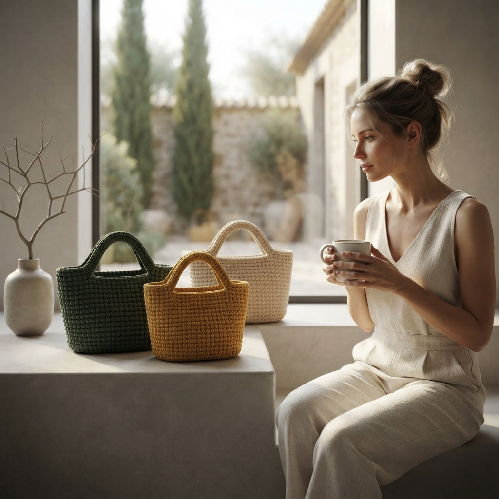 Handbag Mini Tote | Crochet Pattern PDF