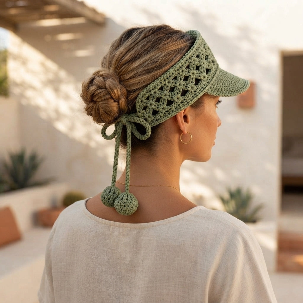 Classic Sun Visor | Crochet Pattern Download