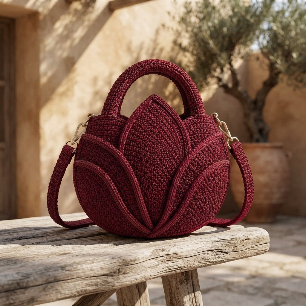 Bundle Sculptural Handbag | Crochet Pattern PDF