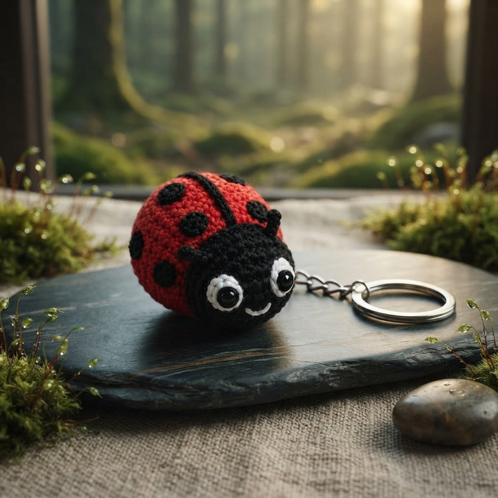 Cute Keychain Keyring | Amigurumi PDF Guide — Design 7