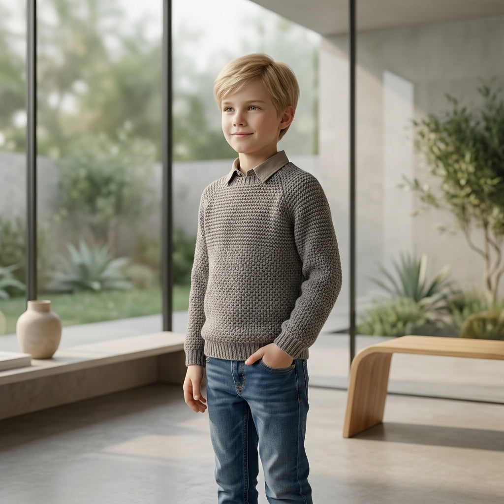 Raglan Baby Sweater Seamless v3 | Crochet Pattern PDF