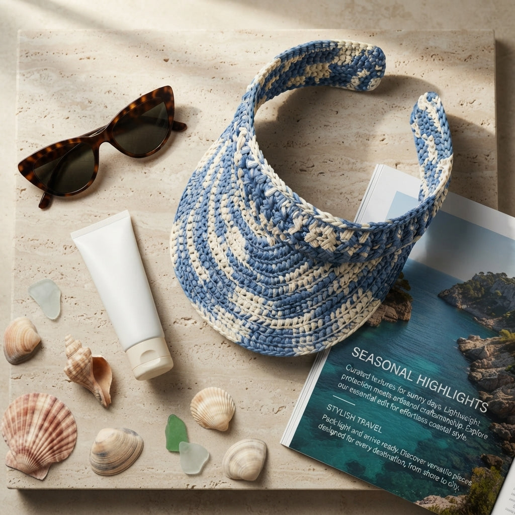 Elegant Summer Hat | Crochet Pattern PDF — Design 5