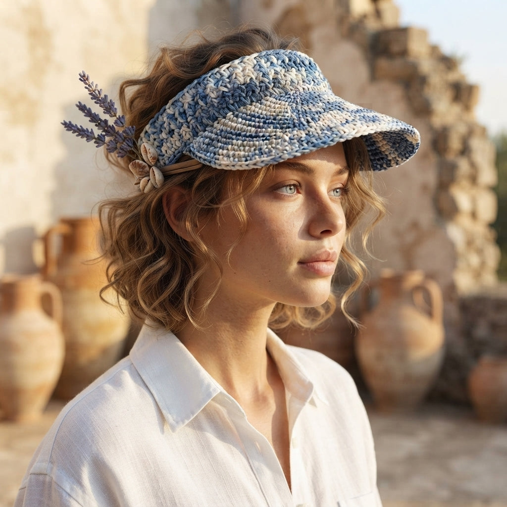 Elegant Summer Hat | Crochet Pattern PDF — Design 5