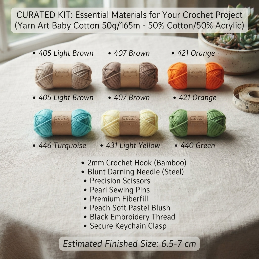Lovely Keychain Accessory | Crochet PDF Pattern — Design 7
