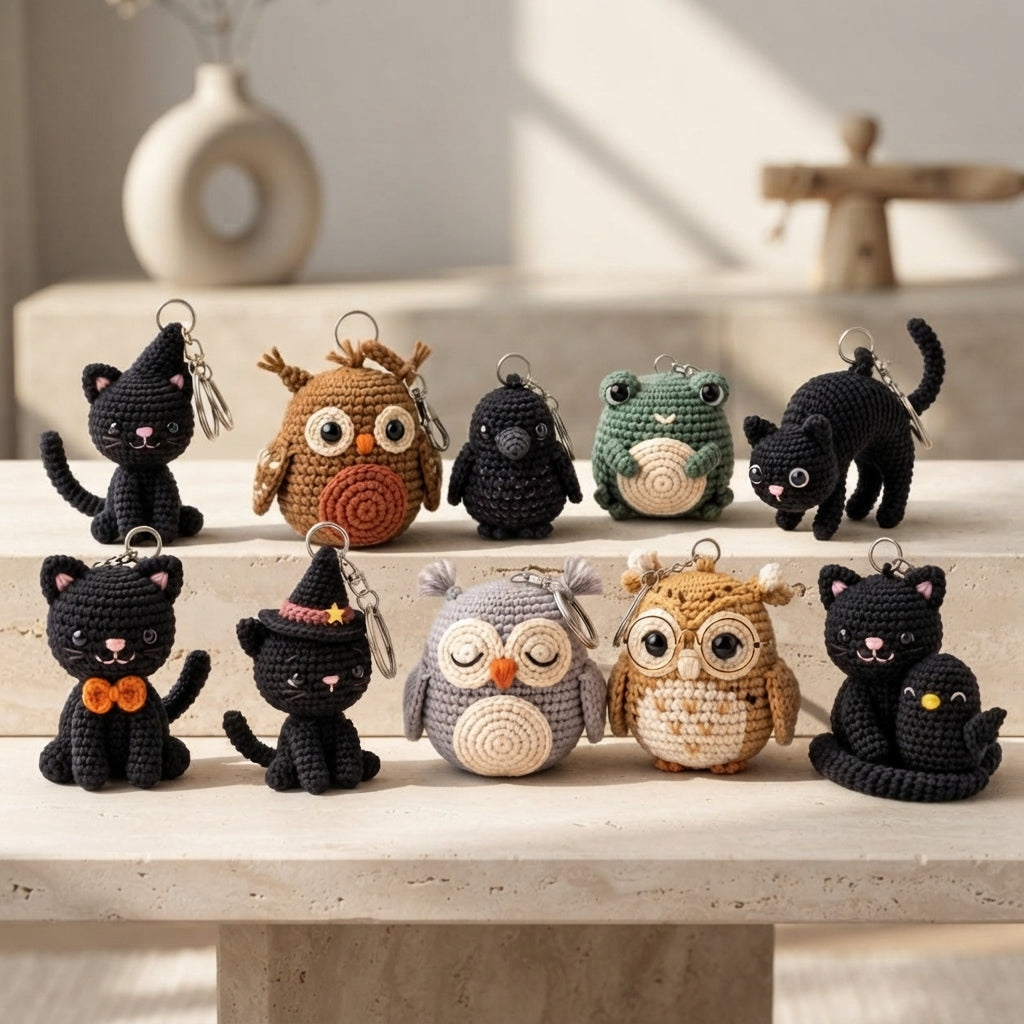 Delightful Keychain Mini | Amigurumi Keychain PDF — Design 2