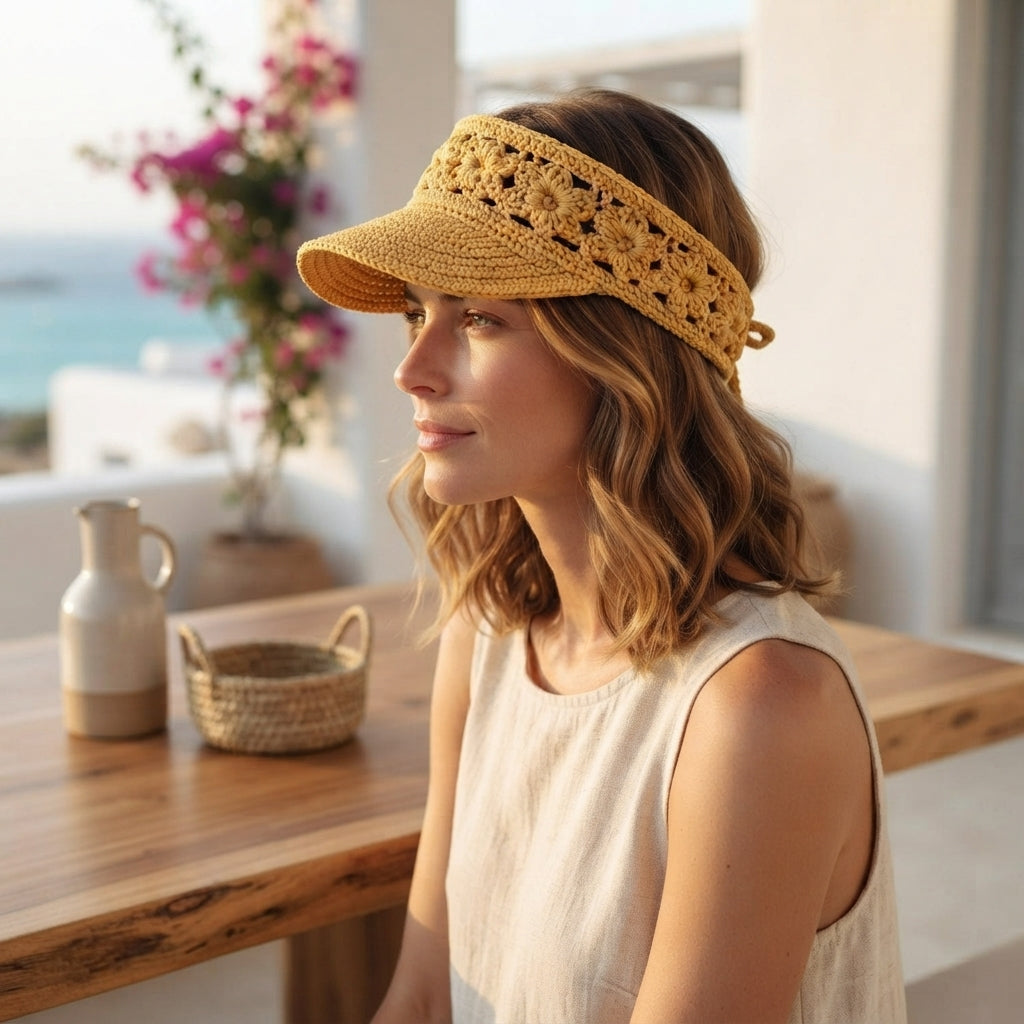 Charming Sun Hat Design | Crochet PDF Pattern — Design 4