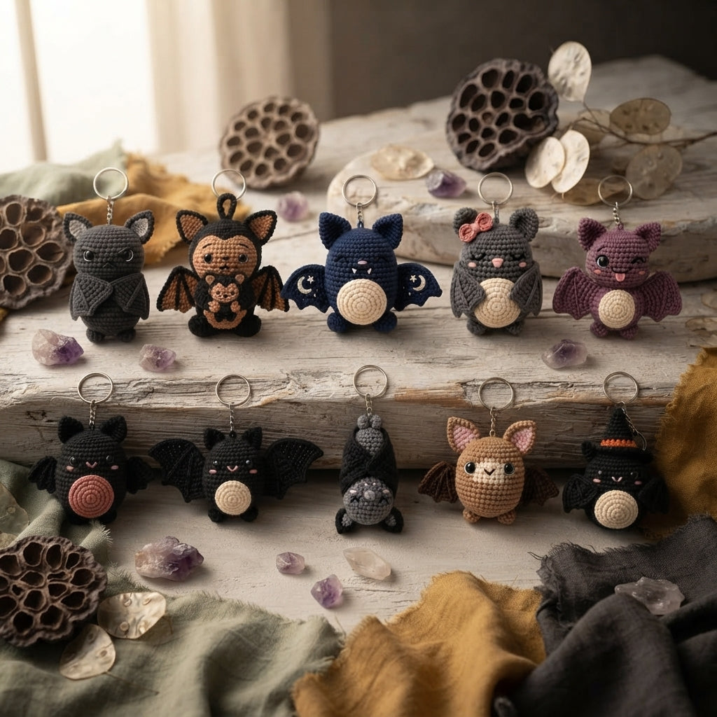 Delightful Keychain Mini | Amigurumi Keychain PDF — Design 2