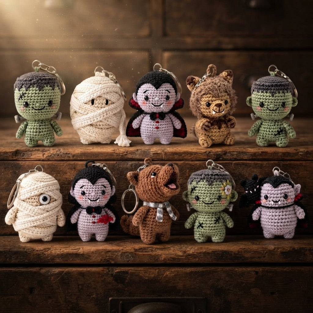Delightful Keychain Mini | Amigurumi Keychain PDF — Design 2