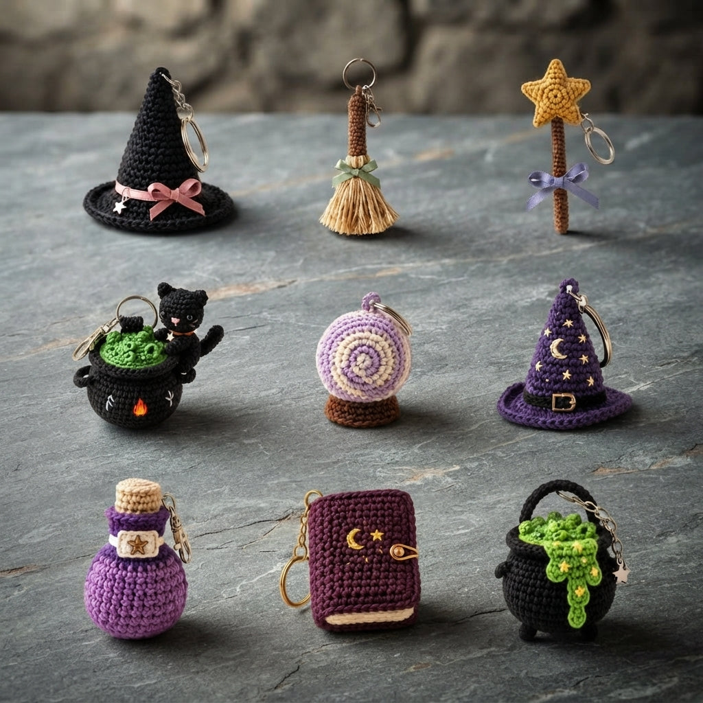 Delightful Keychain Mini | Amigurumi Keychain PDF — Design 2
