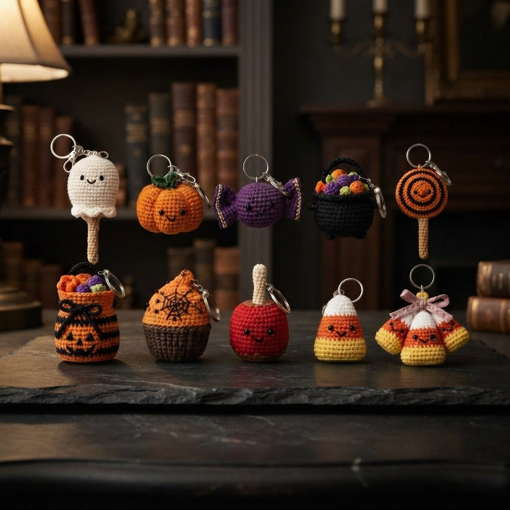 Delightful Keychain Mini | Amigurumi Keychain PDF — Design 2