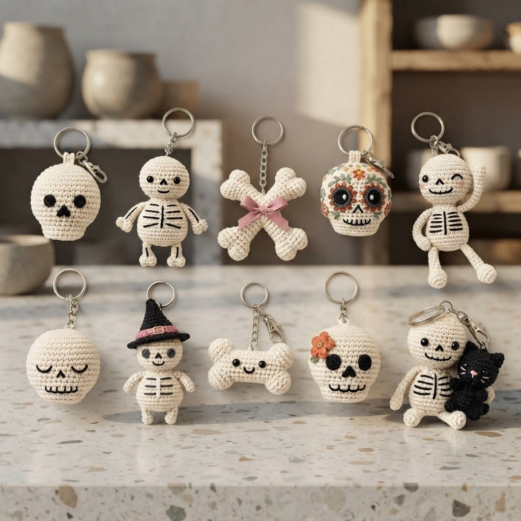 Delightful Keychain Mini | Amigurumi Keychain PDF — Design 2