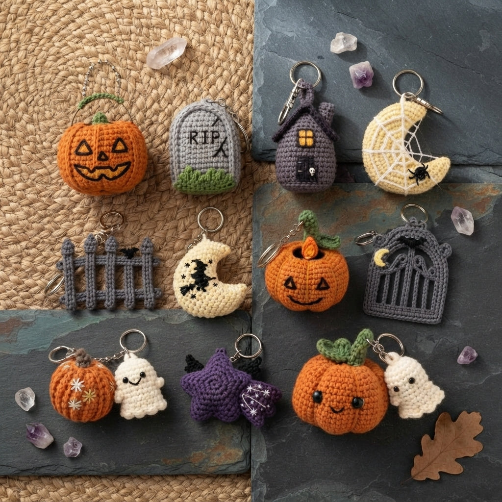 Delightful Keychain Mini | Amigurumi Keychain PDF — Design 2
