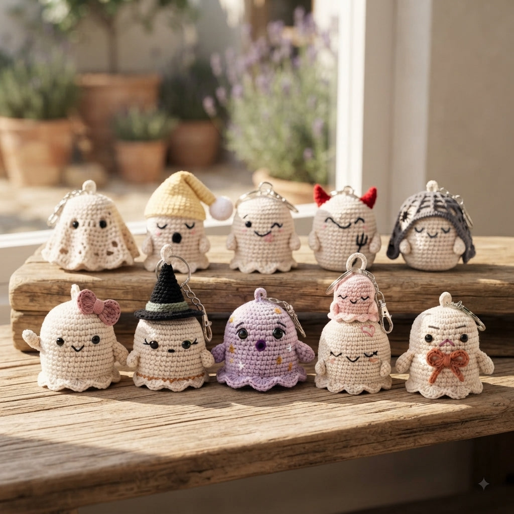 Delightful Keychain Mini | Amigurumi Keychain PDF — Design 2