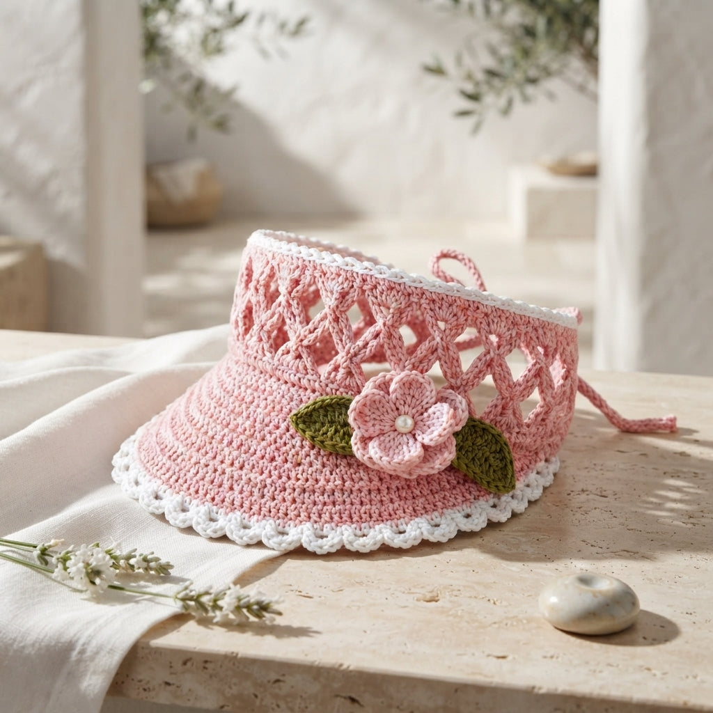 Breezy Sun Visor | Summer Crochet Pattern — Design 7