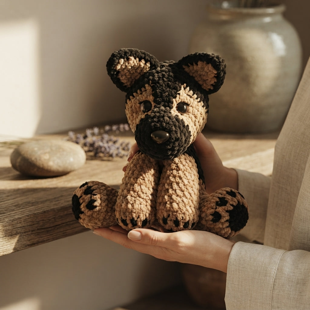 Cuddly Dog Buddy | Crochet Pattern PDF