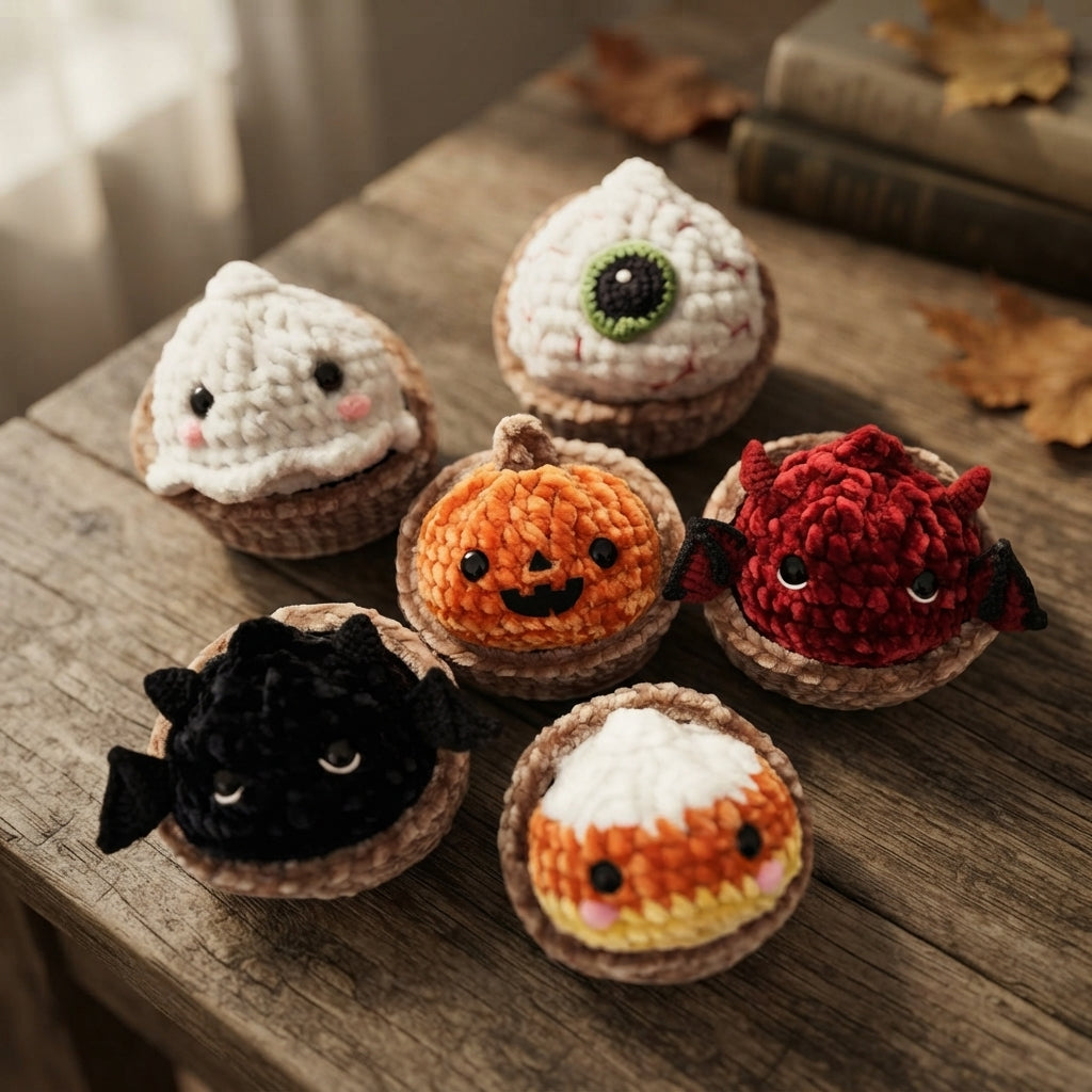 Whimsical Keychain Keychain | PDF Crochet Guide — Design 2