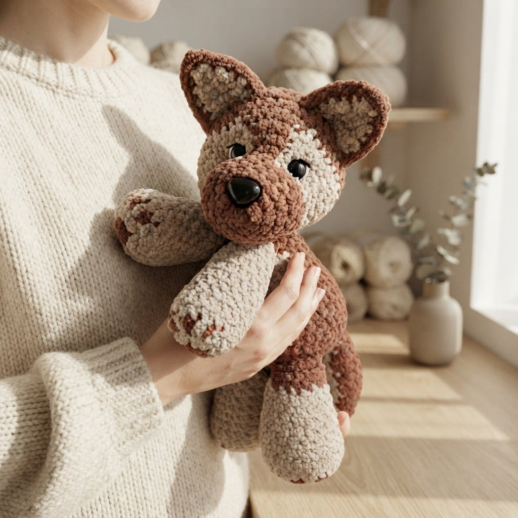 Cuddly Dog Buddy | Crochet Pattern PDF