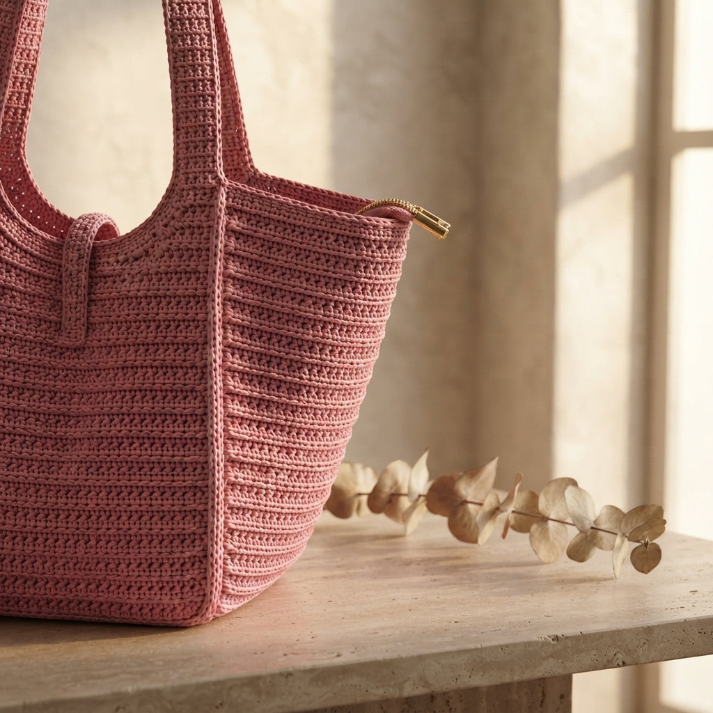 Shoulder Bag Boho Tote V2 | Crochet Pattern PDF