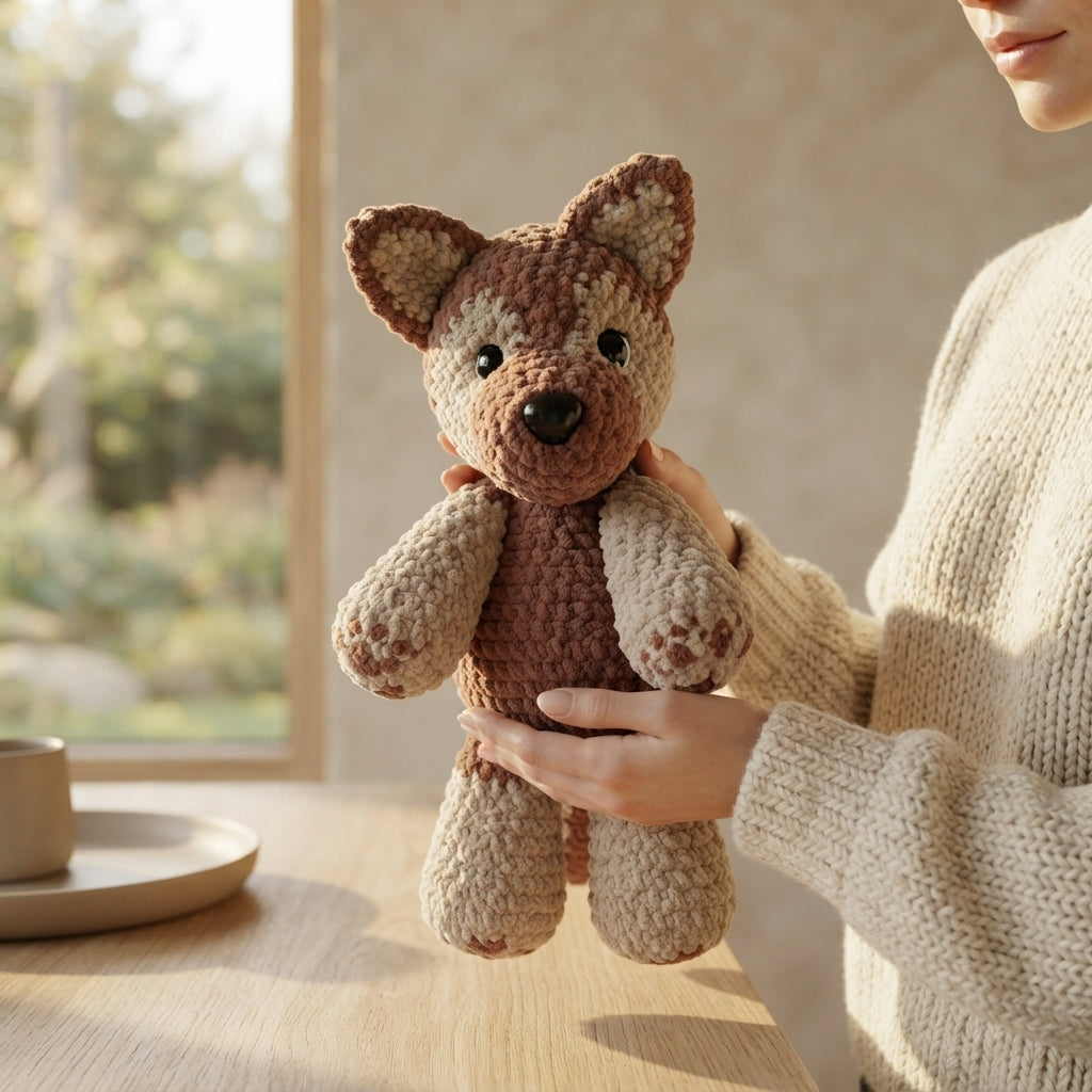 Cuddly Dog Buddy | Crochet Pattern PDF
