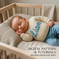 Sweater Personalized Name Baby Sweater | Crochet Pattern PDF