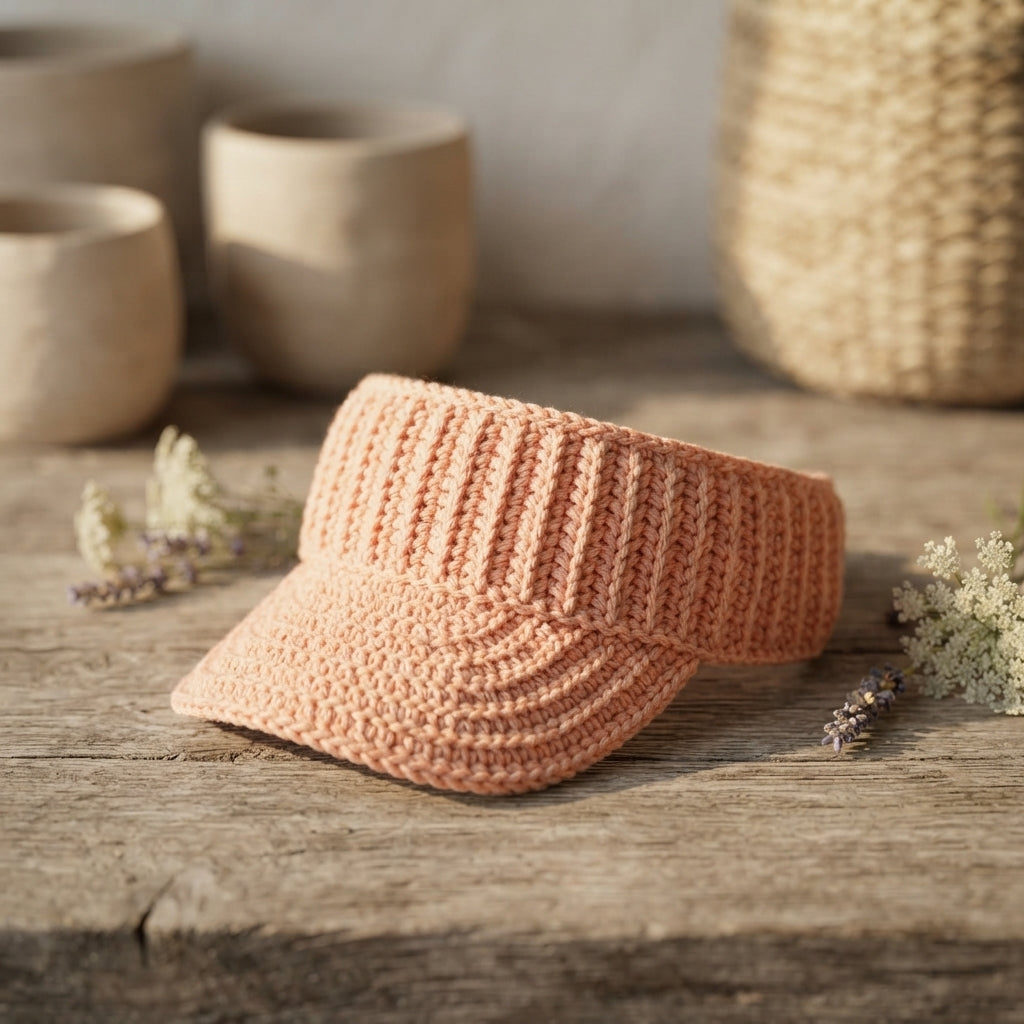 Beautiful Sun Visor | Crochet Sun Hat Pattern — Design 12