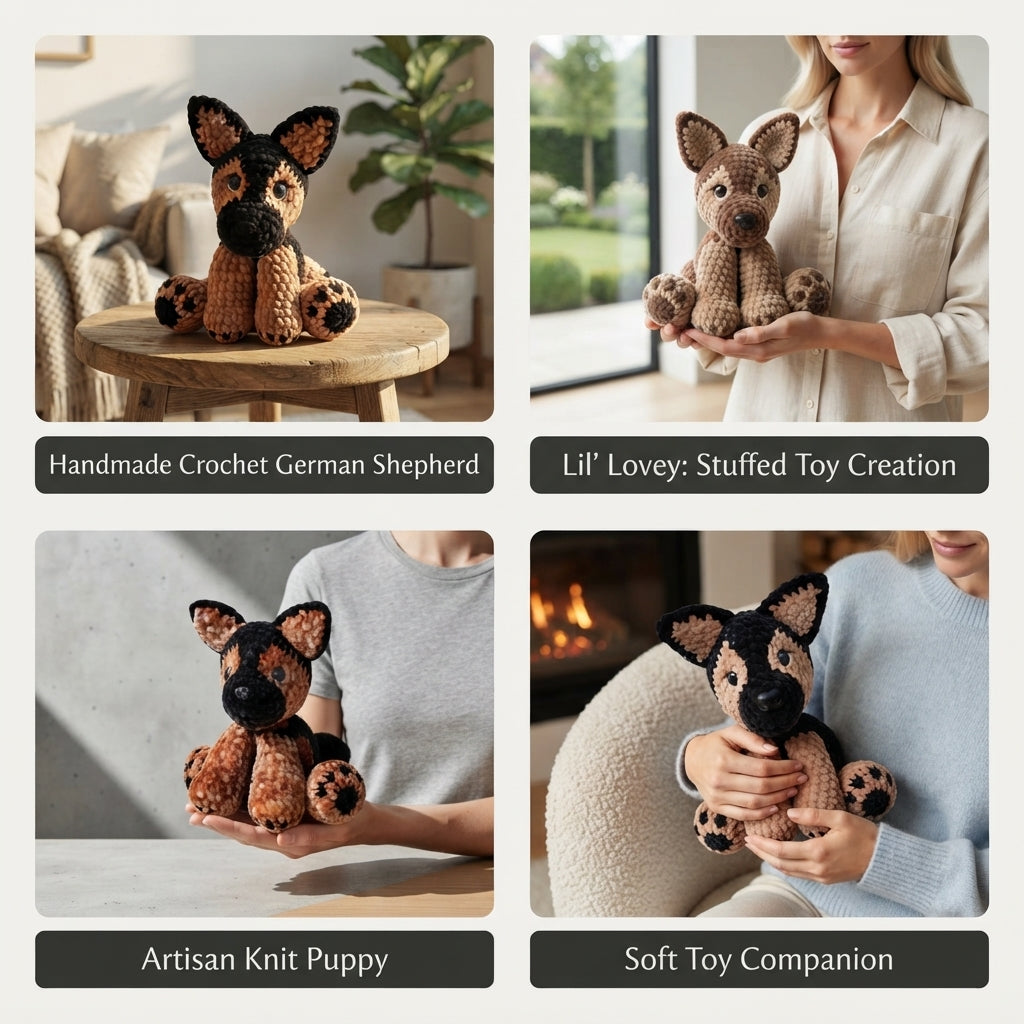 Cuddly Dog Buddy | Crochet Pattern PDF