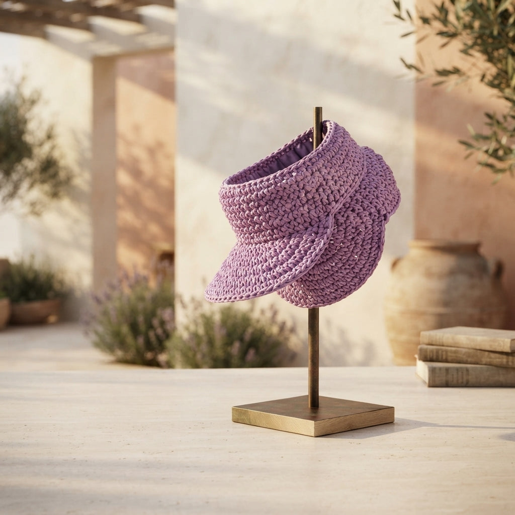 Beautiful Sun Visor | Crochet Sun Hat Pattern — Design 12
