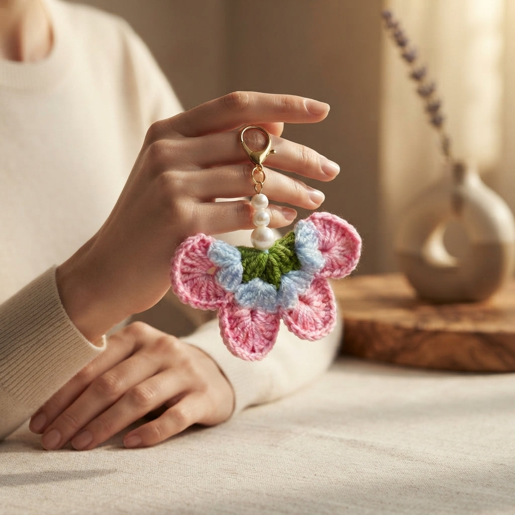 4+ Adorable Keychain Patterns | Crochet PDF Set