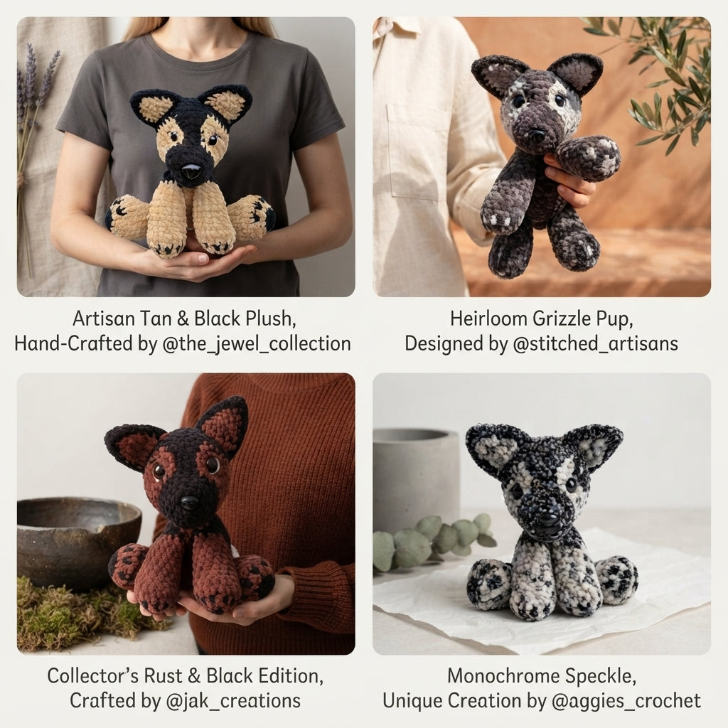 Cuddly Dog Buddy | Crochet Pattern PDF