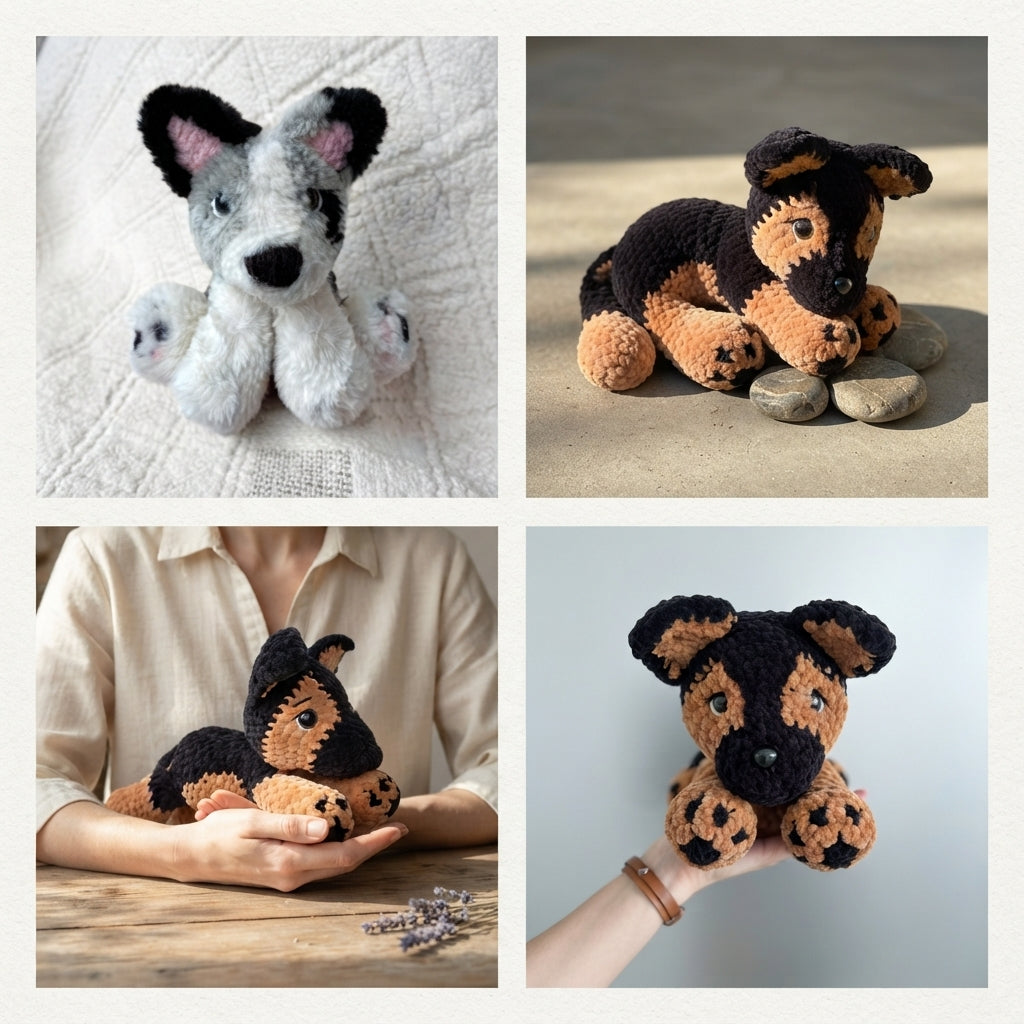 Cuddly Dog Buddy | Crochet Pattern PDF