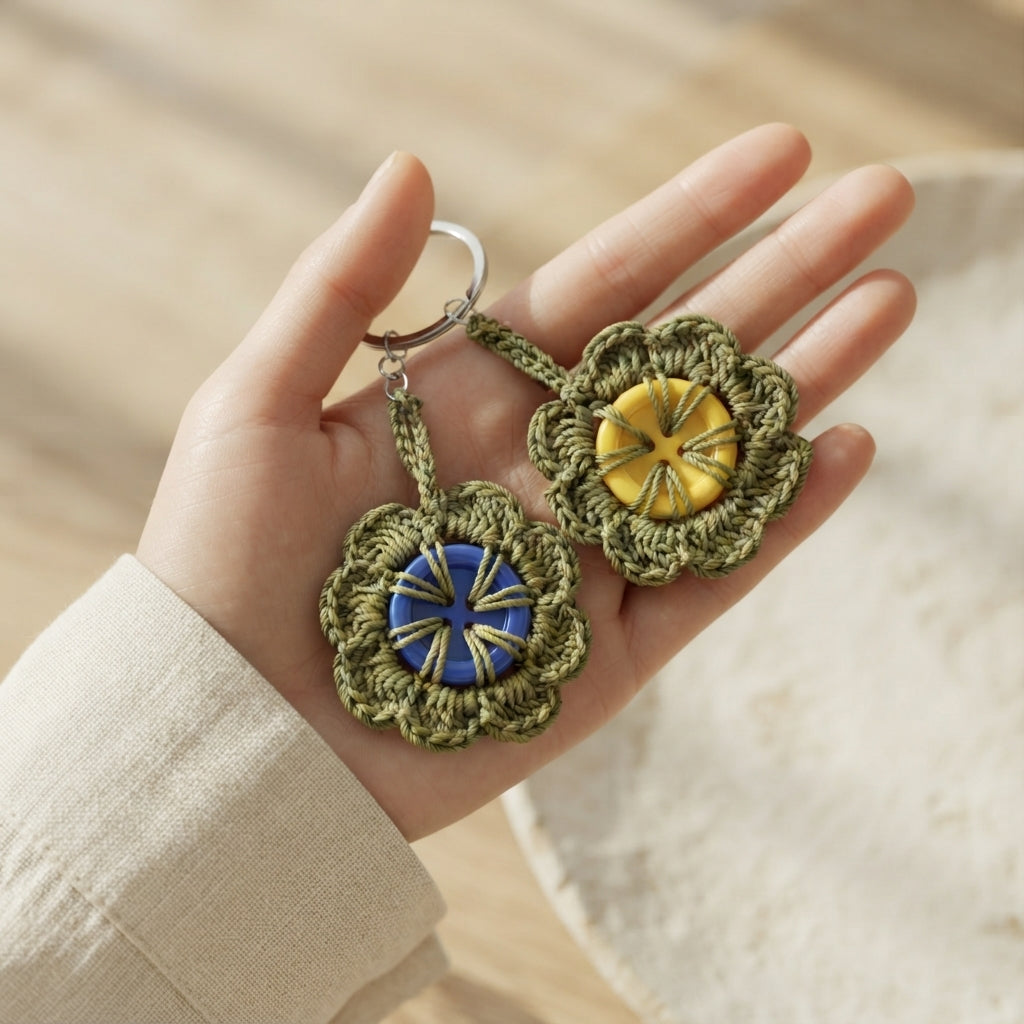 4+ Adorable Keychain Patterns | Crochet PDF Set