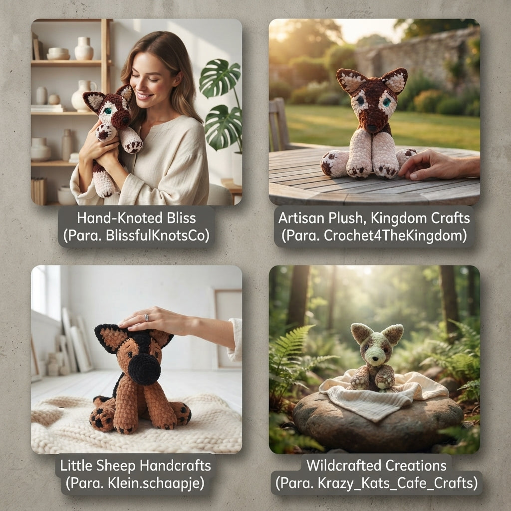 Cuddly Dog Buddy | Crochet Pattern PDF