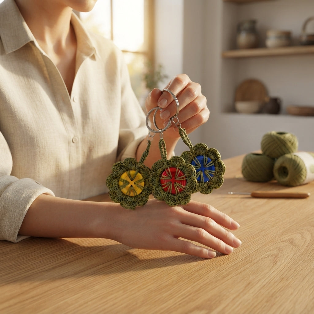 4+ Adorable Keychain Patterns | Crochet PDF Set