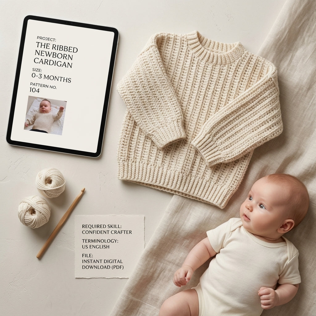 Sweater Personalized Name Baby Sweater | Crochet Pattern PDF