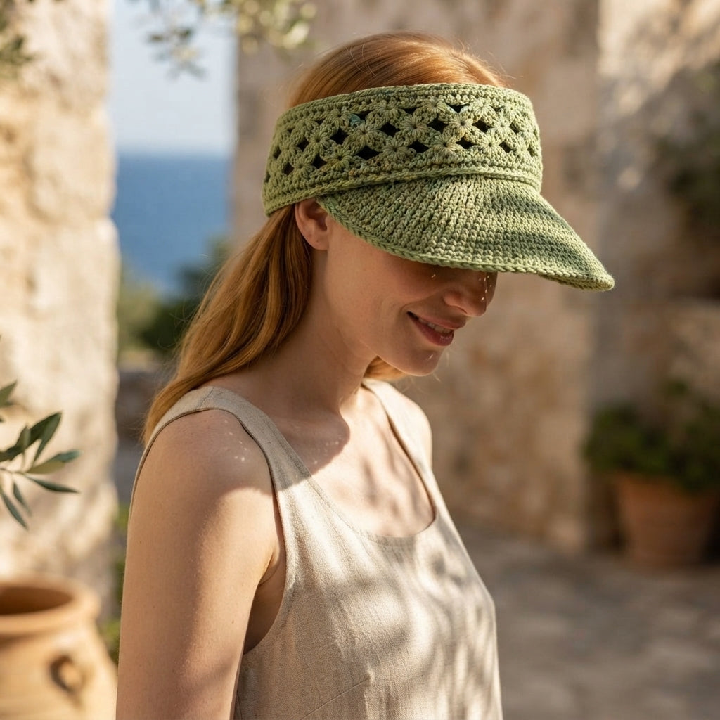 Classic Sun Visor | Crochet Pattern Download