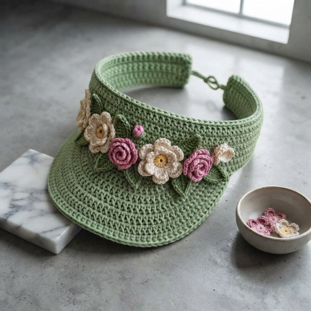 Classic Sun Visor | Crochet Pattern Download — Design 5