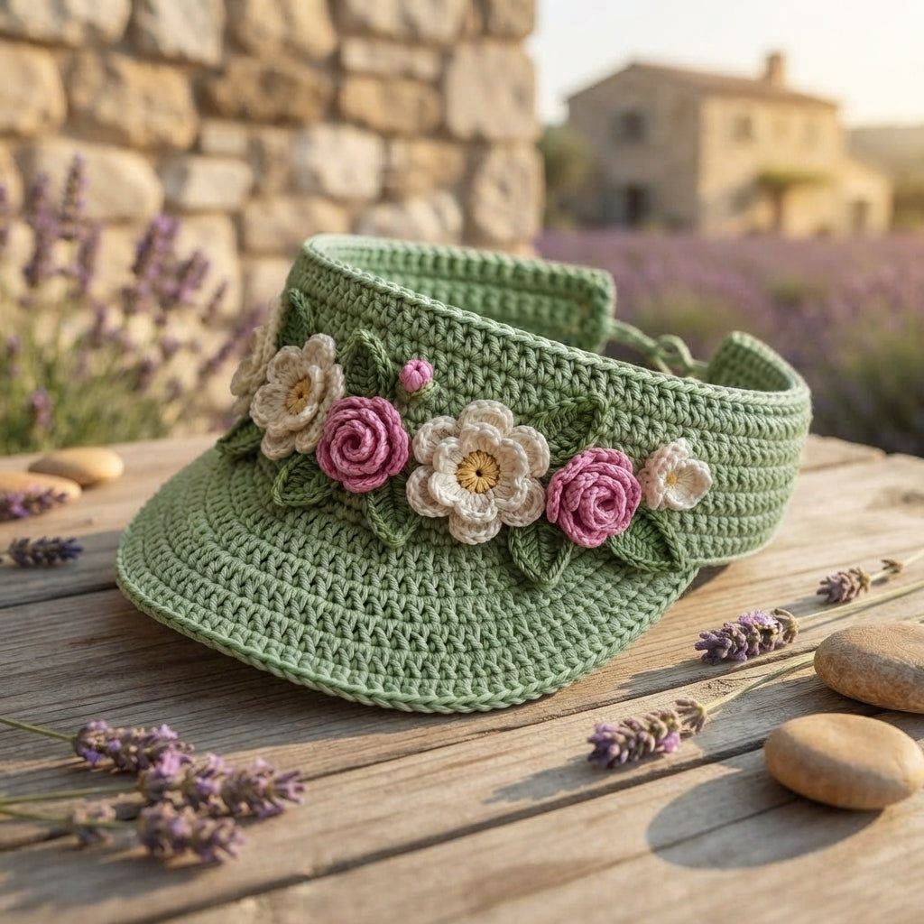 Classic Sun Visor | Crochet Pattern Download — Design 5
