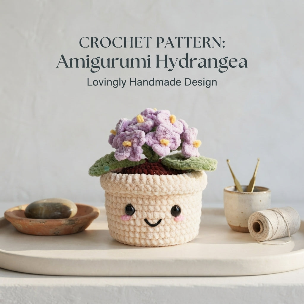 Enchanting Flower Keyring | Amigurumi Guide PDF