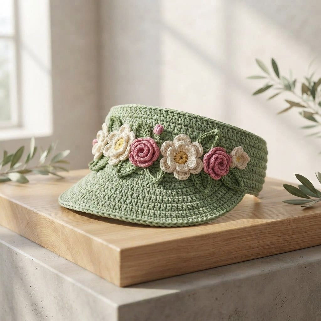 Classic Sun Visor | Crochet Pattern Download — Design 5