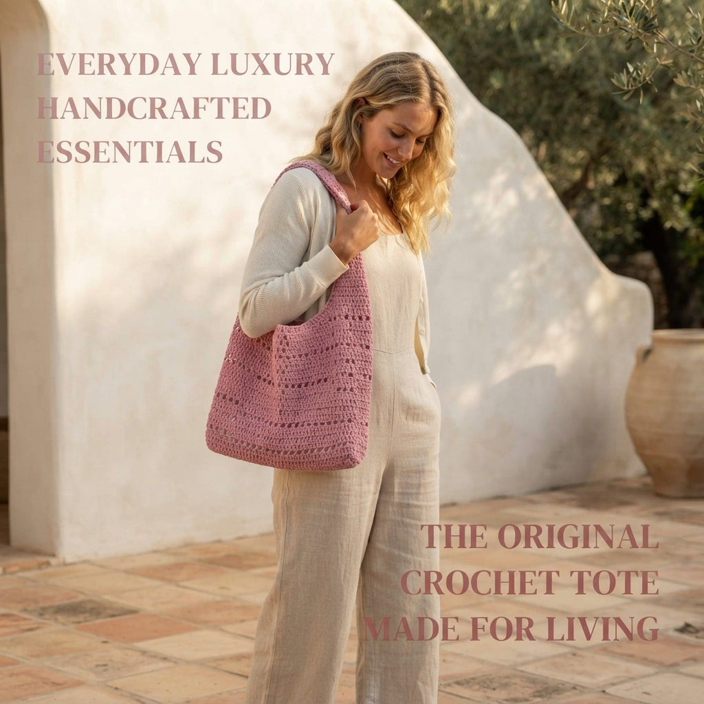 Mesh Bag Everyday Tote | Crochet Pattern PDF