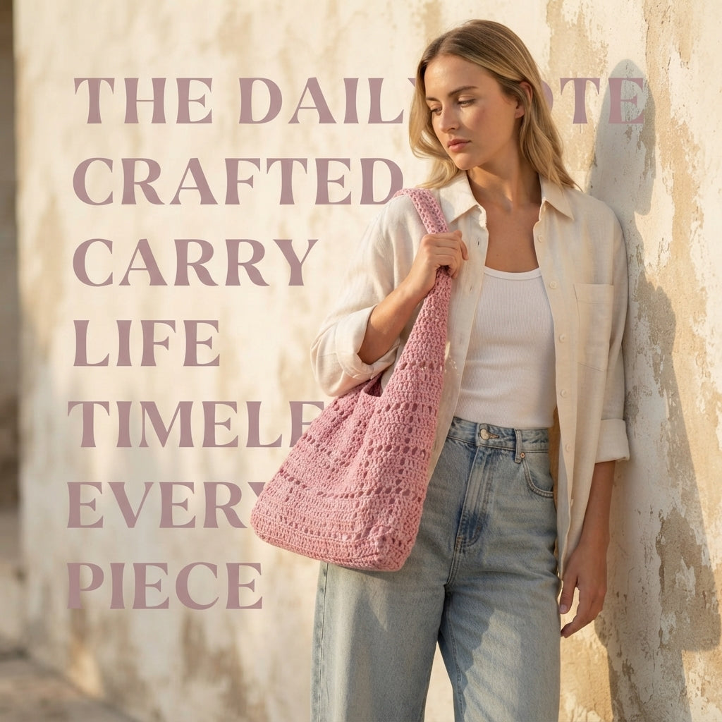 Mesh Bag Everyday Tote | Crochet Pattern PDF