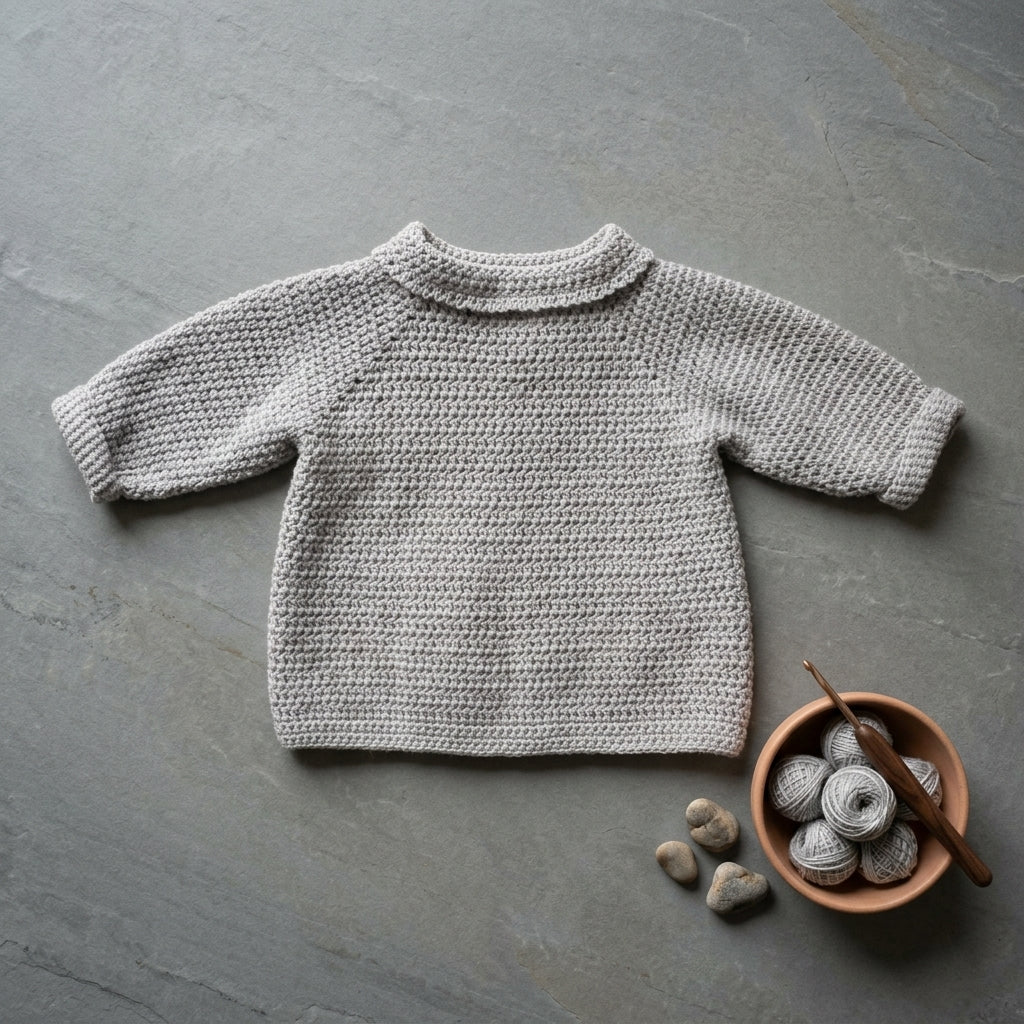 Newborn Years Cardigan Baby Cardigan | Crochet Pattern PDF