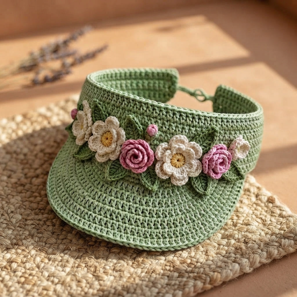 Classic Sun Visor | Crochet Pattern Download — Design 5