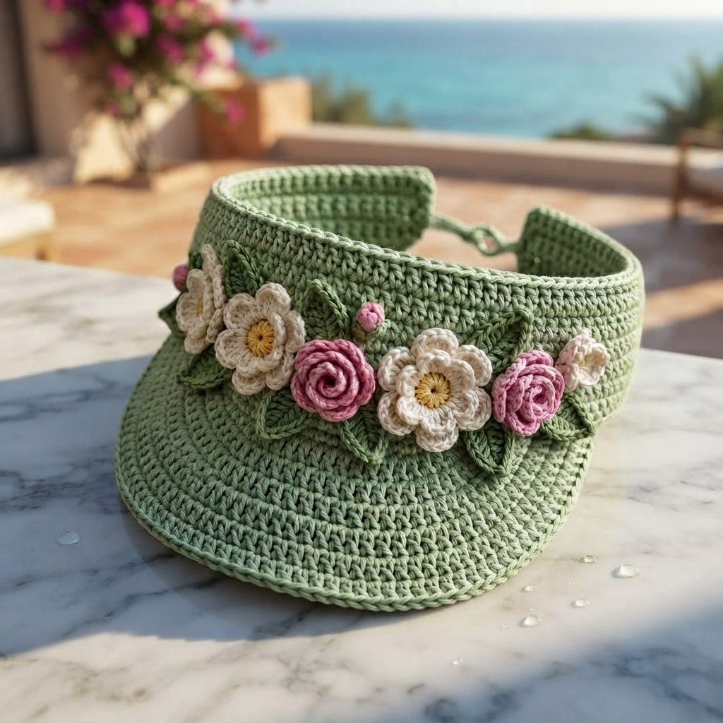 Classic Sun Visor | Crochet Pattern Download — Design 5