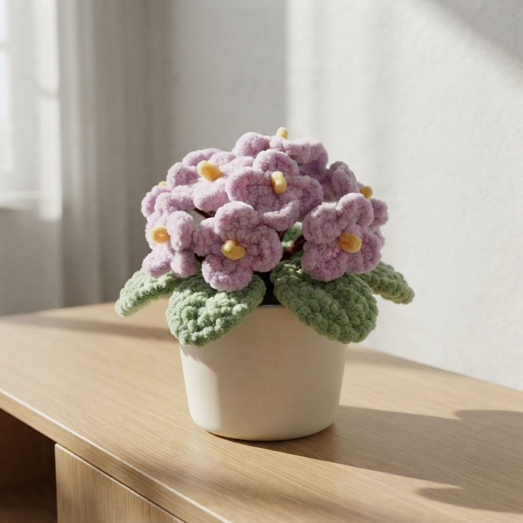 Enchanting Flower Keyring | Amigurumi Guide PDF