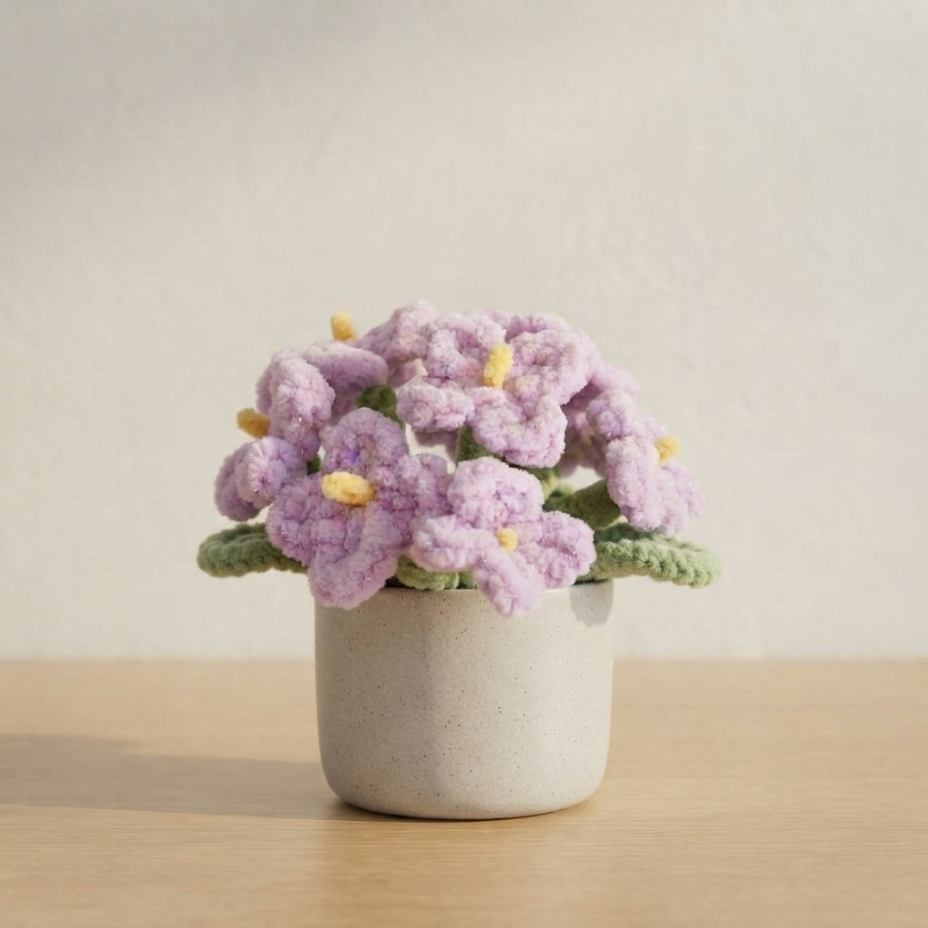 Enchanting Flower Keyring | Amigurumi Guide PDF