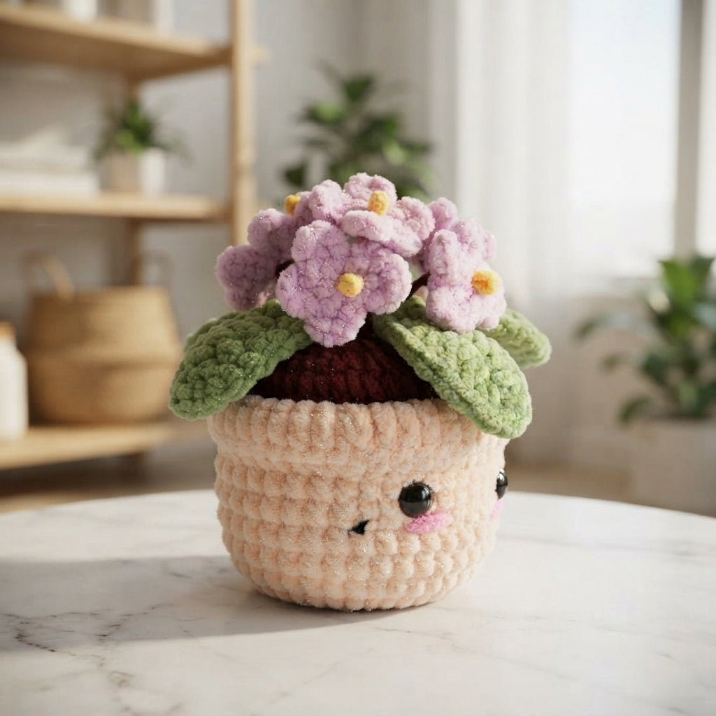 Enchanting Flower Keyring | Amigurumi Guide PDF