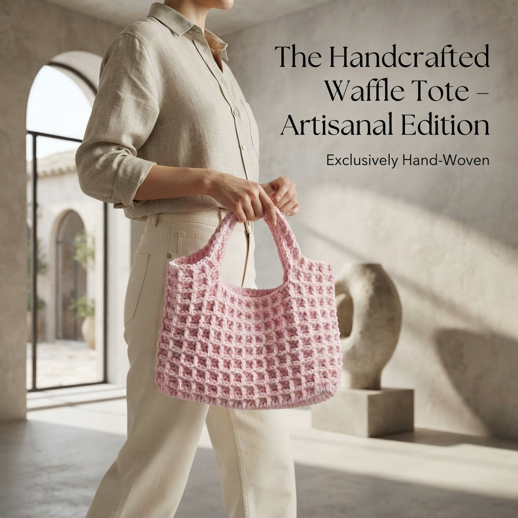 Waffle Handbag Handbag | Crochet Pattern PDF