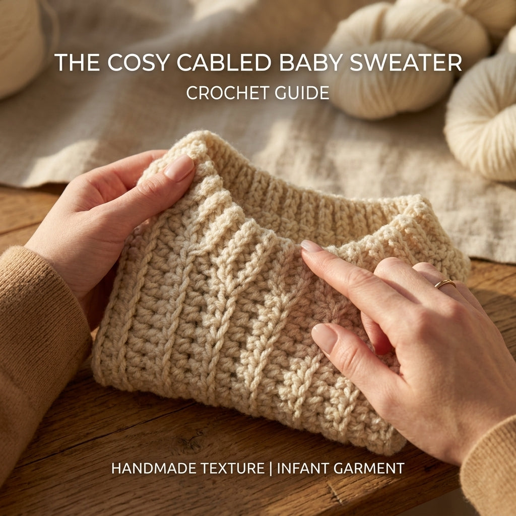 Sweater Personalized Name Baby Sweater | Crochet Pattern PDF