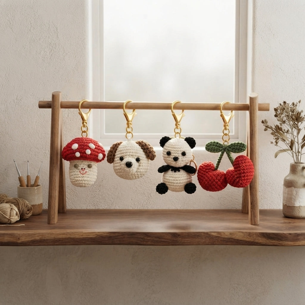 Mega 10 Crochet Keychain Patterns | PDF Bundle — Design 3